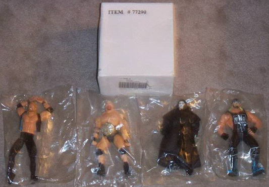 1999 WCW Toy Biz Smash 'N' Slam Sears Mailaway 4-Pack: Diamond Dallas Page, Goldberg, Sting & Hollywood Hogan