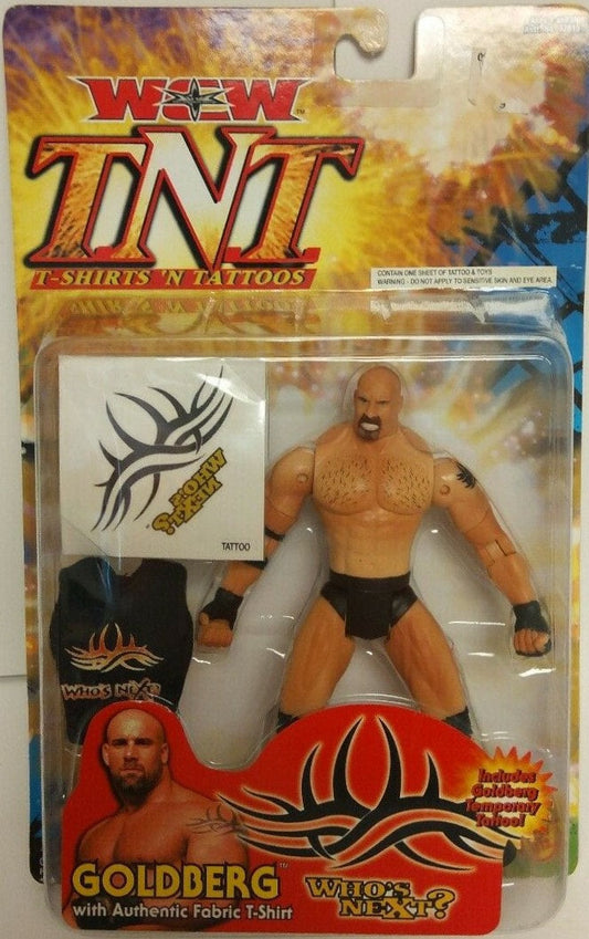 2000 WCW Toy Biz TNT: T-Shirts & Tattoos Goldberg