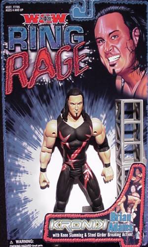 Unreleased WCW Toy Biz Ring Rage Brian Adams