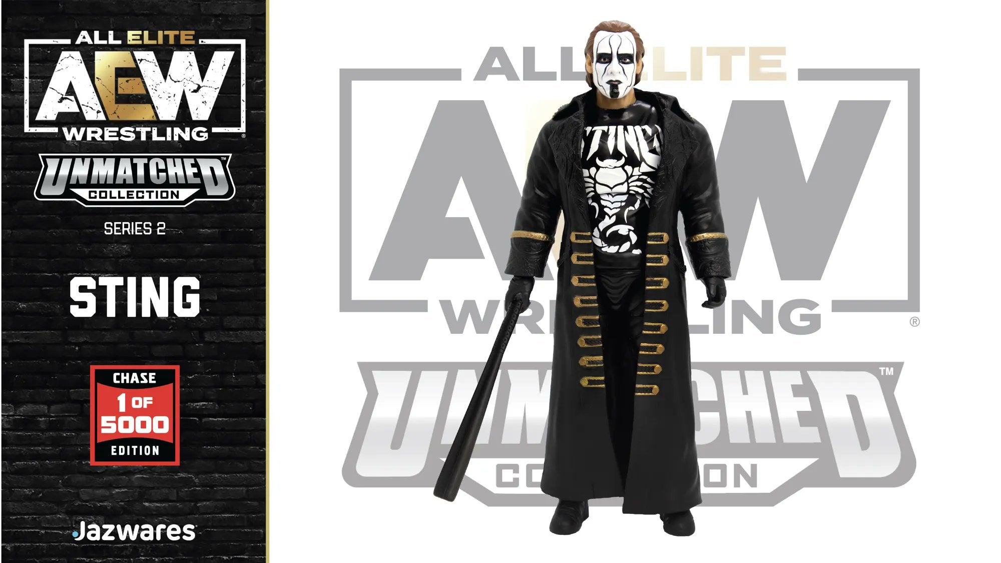 AEW Sting Luminaries Collection Unmatched Series 2 Chase 1 of cheap 5000