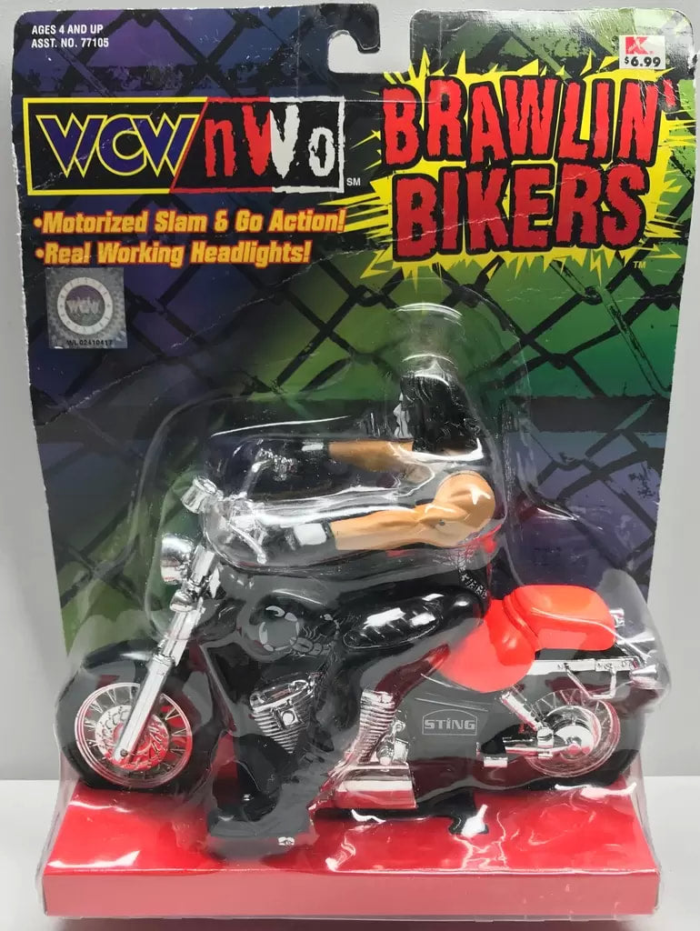 1999 WCW Toy Biz Brawlin' Bikers Series 1 Sting