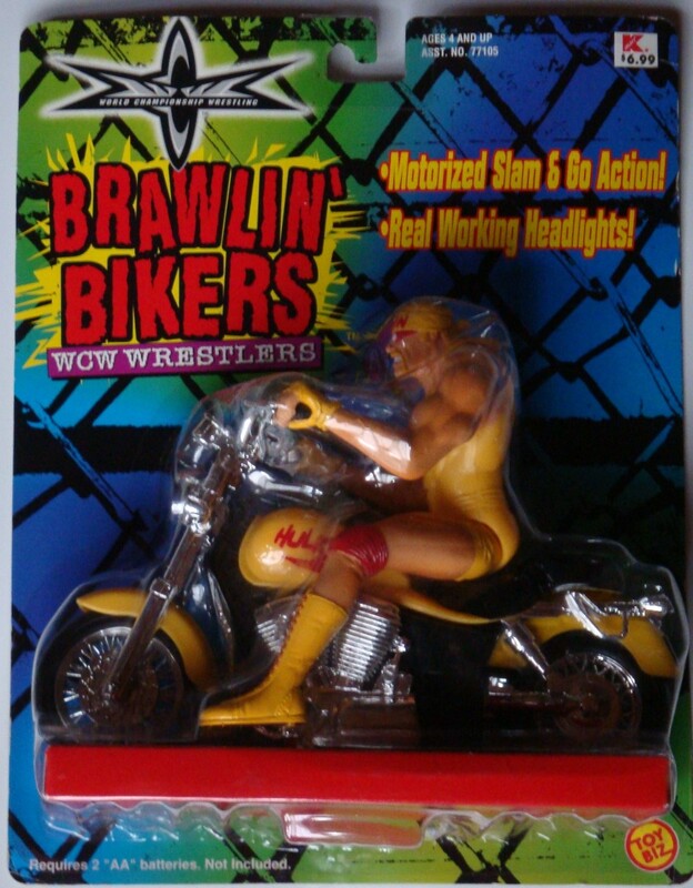 1999 WCW Toy Biz Brawlin' Bikers Series 2 Hulk Hogan