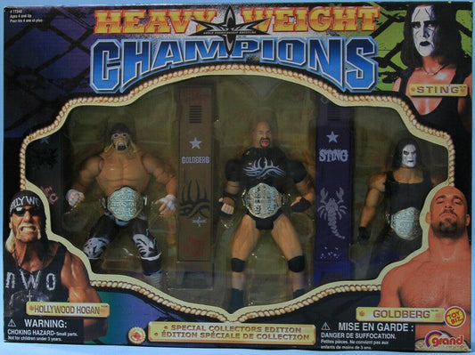 1999 WCW Toy Biz Heavyweight Champions: Hollywood Hogan, Goldberg & Sting