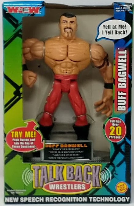 2000 WCW Toy Biz Talk Back Wrestlers Buff Bagwell