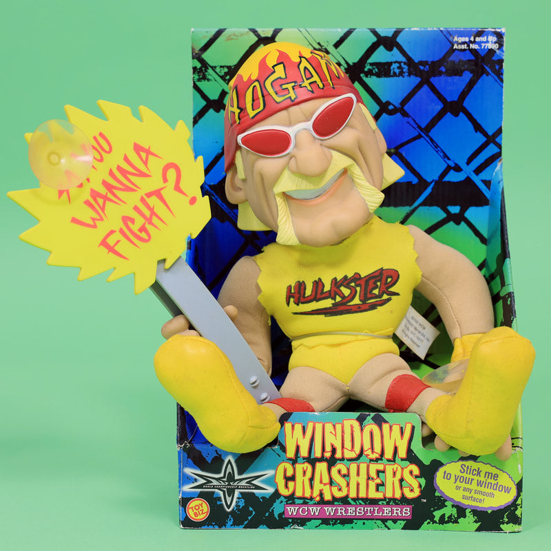 2000 WCW Toy Biz Window Crashers Hulk Hogan