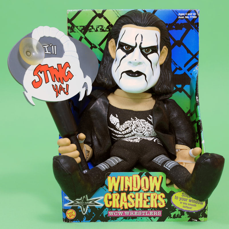 2000 WCW Toy Biz Window Crashers Sting