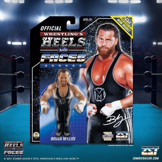 2022 Zombie Sailor's Toys Wrestling's Heels & Faces Series 1 Brian Myers
