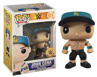 2014 WWE Funko POP! Vinyls 01 John Cena [With Blue & Black Hat, Exclusive]