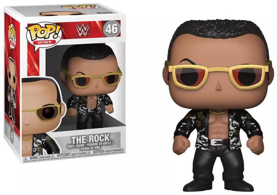 2018 WWE Funko POP! Vinyls 46 The Rock – Wrestling Figure Database