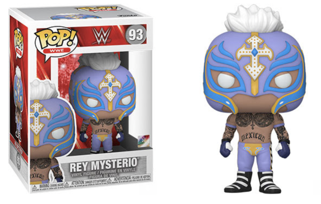 2021 WWE Funko POP! Vinyls 93 Rey Mysterio [Glow in the Dark, Exclusive]