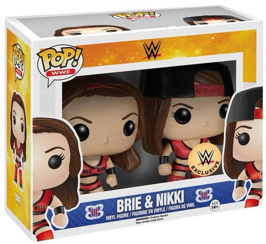 2015 WWE Funko POP! Vinyls Live Event Exclusive 2-Pack: Brie & Nikki [With Red Gear]