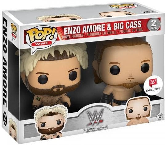 2017 WWE Funko POP! Vinyls 2-Pack: Enzo Amore & Big Cass [Exclusive]