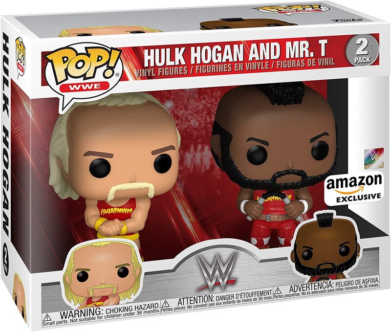 2021 WWE Funko POP! Vinyls 2-Pack: Hulk Hogan & Mr. T [Exclusive]