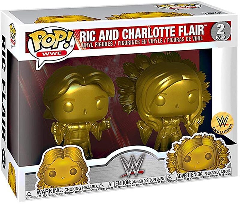 2019 WWE Funko POP! Vinyls 2-Pack: Ric & Charlotte Flair [Exclusive]