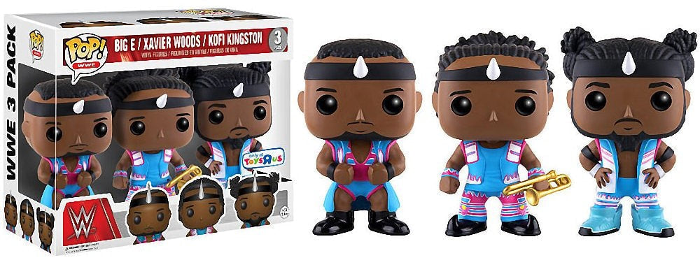 WWE Funko POP! Vinyls 3-Pack: The New Day [With Francesca, Exclusive]