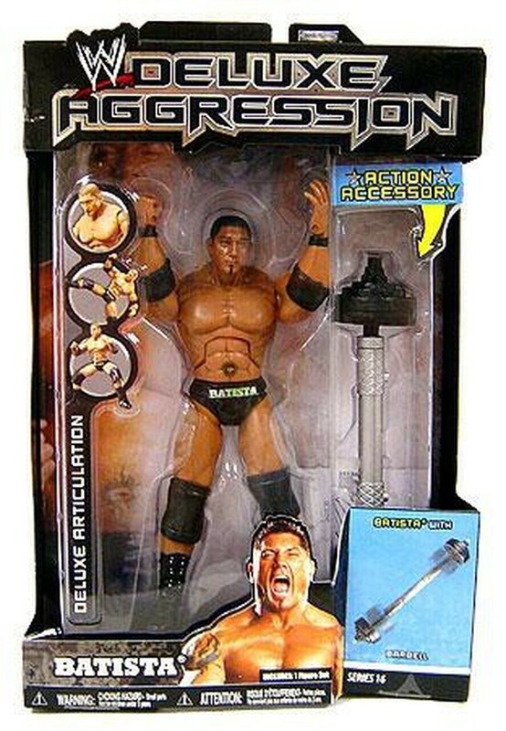 2008 WWE Jakks Pacific Deluxe Aggression Series 16 Batista