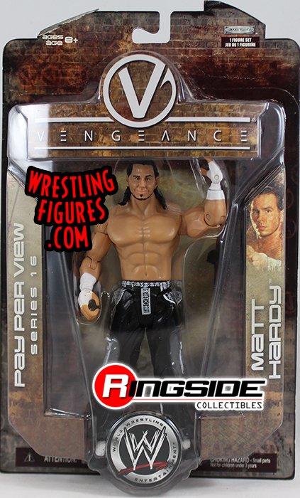 2007 WWE Jakks Pacific Ruthless Aggression Pay Per View Series 16 "Vengeance" Matt Hardy