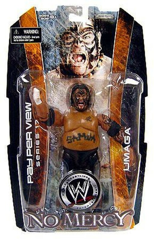 2008 WWE Jakks Pacific Ruthless Aggression Pay Per View Series 17 "No Mercy" Umaga