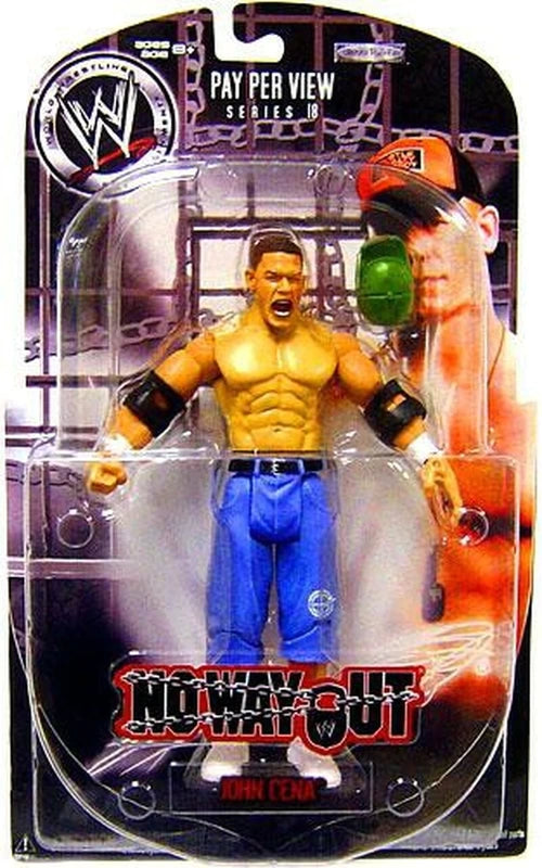 2008 WWE Jakks Pacific Ruthless Aggression Pay Per View Series 18 "No Way Out" John Cena