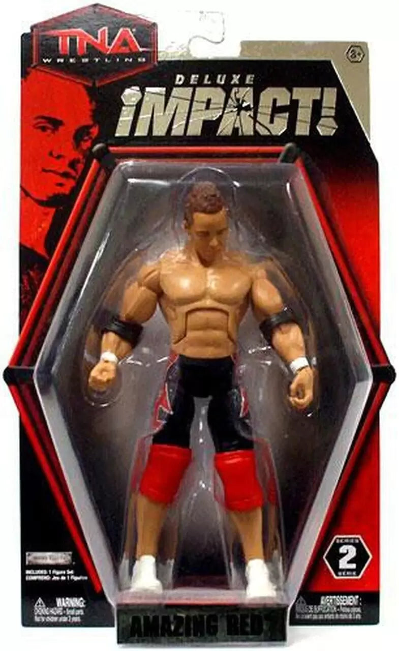 2010 TNA Wrestling Jakks Pacific Deluxe Impact! Series 2 Amazing Red