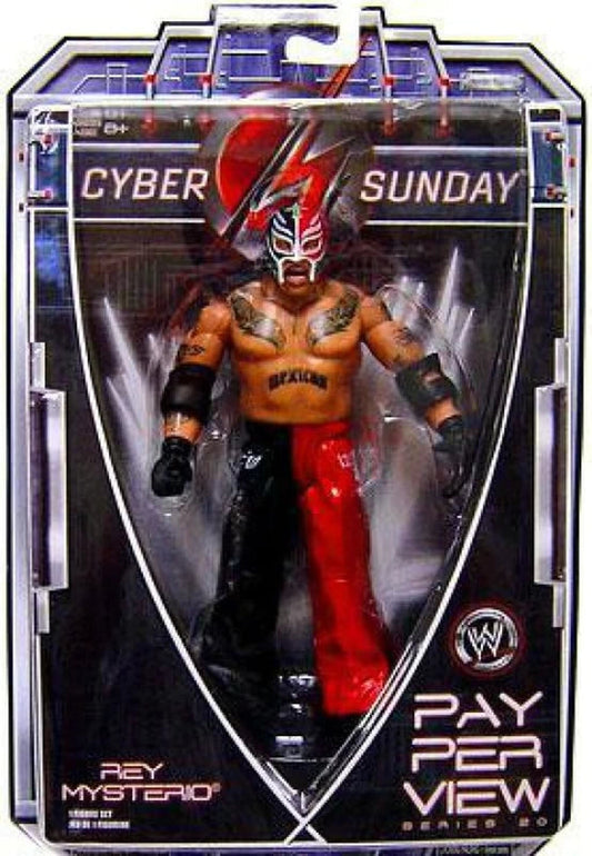 2009 WWE Jakks Pacific Ruthless Aggression Pay Per View Series 20 "Cyber Sunday" Rey Mysterio