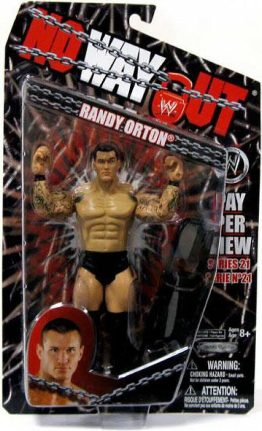 2009 WWE Jakks Pacific Ruthless Aggression Pay Per View Series 21 "No Way Out" Randy Orton
