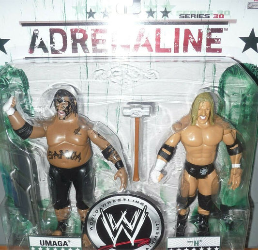 2008 WWE Jakks Pacific Adrenaline Series 30 Umaga & Triple H