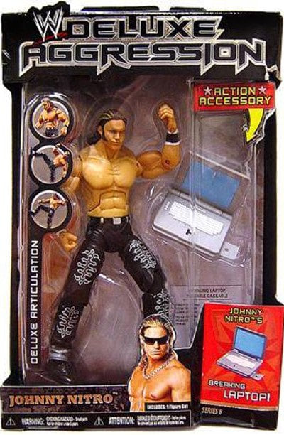 2007 WWE Jakks Pacific Deluxe Aggression Series 8 Johnny Nitro
