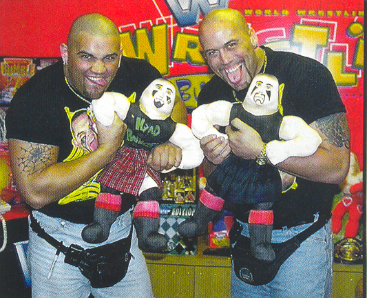Unreleased WWF Jakks Pacific Bone Crunchin' Buddies Headbangers: Mosh & Thrasher