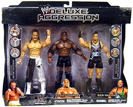 2007 WWE Jakks Pacific Deluxe Aggression Multipacks Series 3 Sabu, Bobby Lashley & Rob Van Dam [Exclusive]