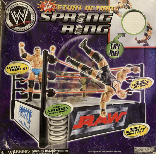 WWE Jakks Pacific Stunt Action Spring Ring