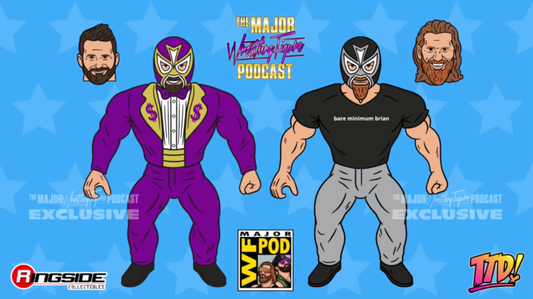 2022 Major Wrestling Figure Podcast Ringside Collectibles Exclusive "Nicknames" 2-Pack: Matt Cardona & Brian Myers