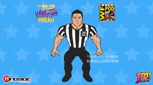 2022 Major Wrestling Figure Podcast Ringside Collectibles Exclusive Ref Named John