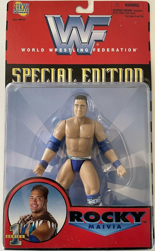 1998 WWF Jakks Pacific Special Edition Series 1 Rocky Maivia [Exclusive]