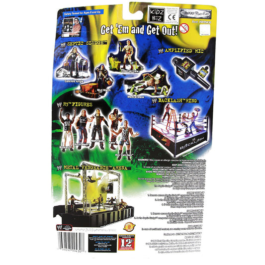 2002 WWE Jakks Pacific Septic Sludge Series 2 "Gear Gone Badd" Mud Match