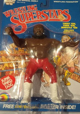 1984 WWF LJN Wrestling Superstars Series 1 Junk Yard Dog [With Black Chain]
