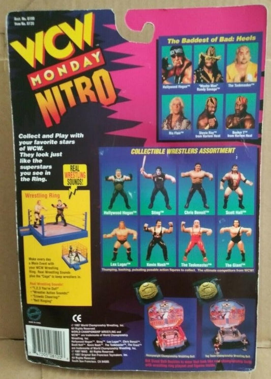1997 WCW OSFTM Collectible Wrestlers [LJN Style] Limited Edition Set 1 "Heels" Booker T [Blue Gear]