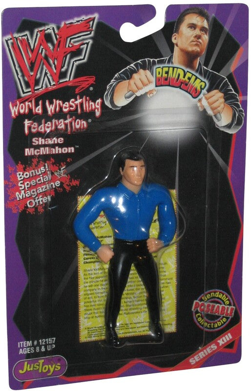 2000 WWF Just Toys Bend-Ems Series 13 Shane McMahon