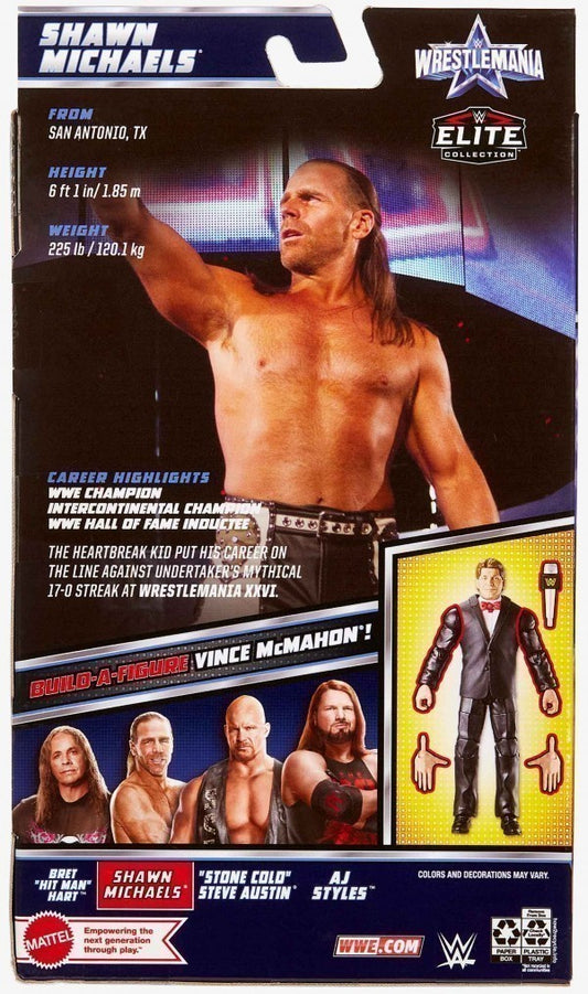 2022 WWE Mattel Elite Collection WrestleMania 38 Shawn Michaels