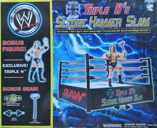 WWE Jakks Pacific Triple H's Sledge Hammer Ring [With Triple H]