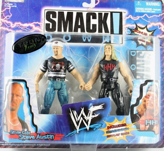 2000 WWF Jakks Pacific Titantron Live SmackDown! 2-Pack: Stone Cold Steve Austin & HHH