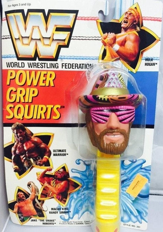 1990 WWF Multi Toys Power Squirt Grips "Macho Man" Randy Savage