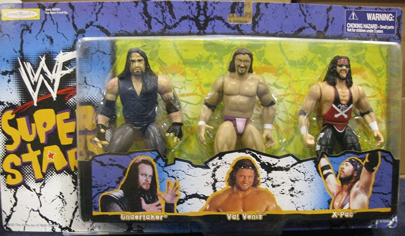 1999 WWF Jakks Pacific Superstars Series 7 Multipack: Undertaker, Val Venis & X-Pac [Exclusive]