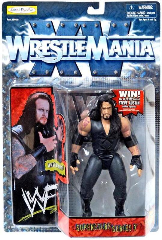 1999 WWF Jakks Pacific Superstars Series 7 Undertaker – Wrestling ...