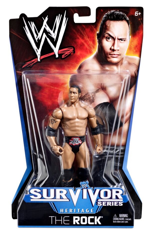 2011 WWE Mattel Basic Survivor Series Heritage 2 The Rock