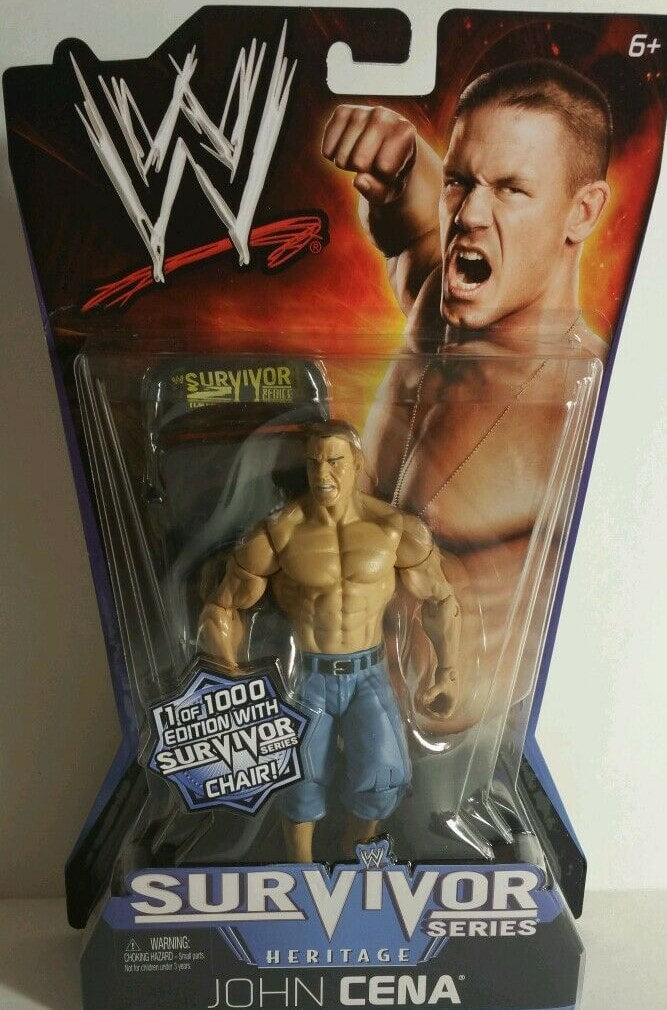 2011 WWE Mattel Basic Survivor Series Heritage 2 John Cena [Chase]