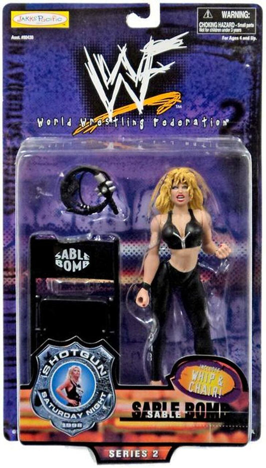 1999 WWF Jakks Pacific Shotgun Saturday Night Series 2 "Sable Bomb" Sable