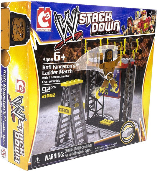 2014 WWE Bridge Direct StackDown Series 1 Kofi Kingston's Ladder Match