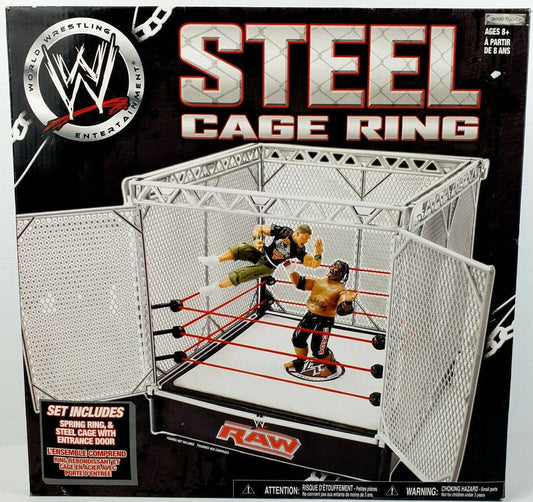 2007 WWE Jakks Pacific Steel Cage Ring