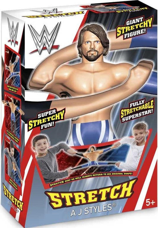 2019 WWE Character Options Full Size Stretch Wrestlers Stretch AJ Styles [With Blue Tights, Exclusive]